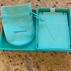 Tiffany & Co brand new 16” sterling silver chain